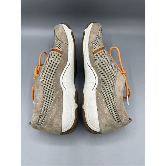Dansko Tan Suede Leather Lace Up Sneakers Comfort Size 39 - Picture 7 of 9